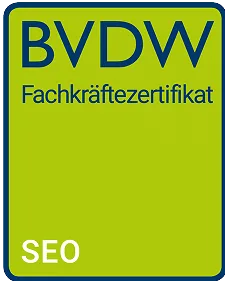 BVDW zertifizierte SEO Fachkraft