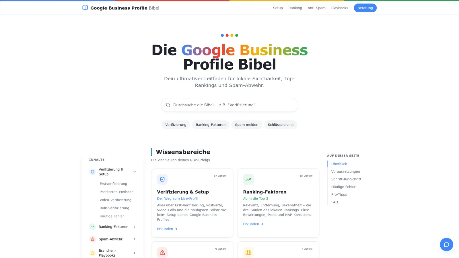 Startseite von google-my-business.de